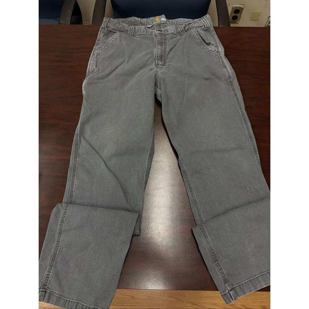 Carhartt Relaxed Fit Pants in Gravel Grey Size 36x34